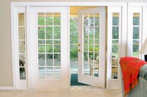 French door installation, new french doors from Echols Home Improvement, patio door installation